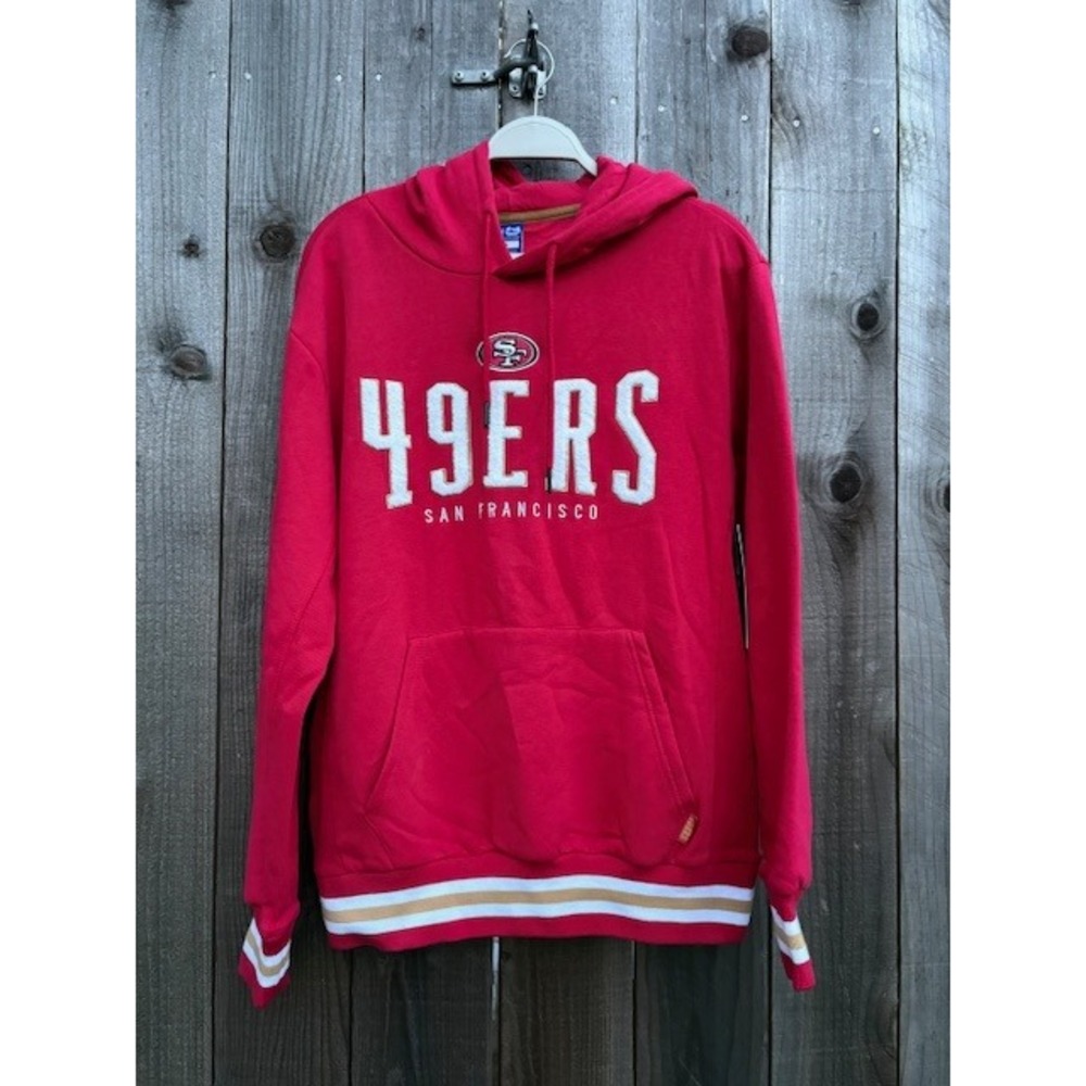 San Francisco 49ers NFL Ultra Game Red Hoodie Sweatshirt Mens Size M